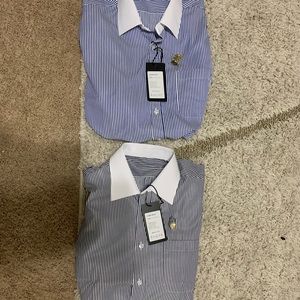 Tailored Slim Fit Dress Shirts-Both Included-High End